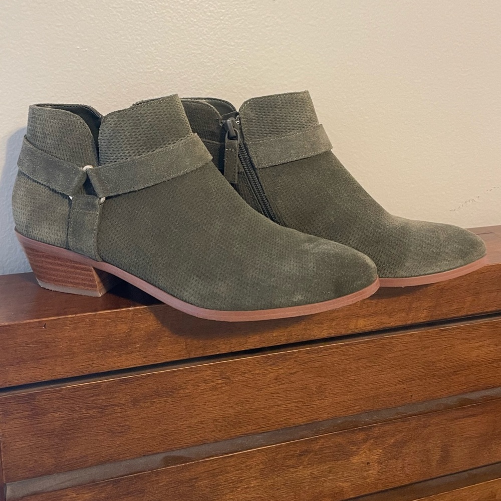 Suede Harness Bootie